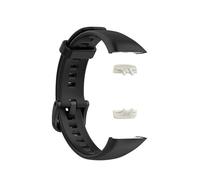Run Ken Beaucoup de couleurs Nouveaux bracelets de montre en silicone compatibles avec Honor Band 6 Bracelet de remplacement intelligent Compatible avec Band 6 Réglable(Black,For Huawei band 6)