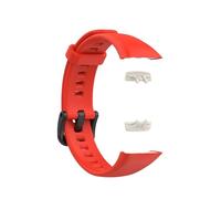 Run Ken Beaucoup de couleurs Nouveaux bracelets de montre en silicone compatibles avec Honor Band 6 Bracelet de remplacement intelligent Compatible avec Band 6 Réglable(Red,For Huawei band 6)