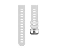 Run Ken Bracelet en silicone de sport de style officiel à dégagement rapide de 20 mm compatible avec le bracelet de montre Garmin Forerunner 55 158 245 245M 645(White,For Forerunner 645)