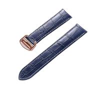 Run Ken Compatible Avec Cartier London Solo Key Bracelet En Cuir Boucle Déployante Rouge Bleu Gris Vert Marron Bracelet De Montre En Cuir Accessoires(Royal blue rose,20)