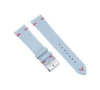 Run Ken Cuir Suédé de Haute Qualité Vintage Bracelet de Montre Bleu Bracelet de Remplacement pour Accessoires de Montre 18 mm 20 mm 22 mm 24 mm, 22mm