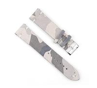 Run Ken Cuir Suédé de Haute Qualité Vintage Bracelet de Montre Bleu Bracelet de Remplacement pour Accessoires de Montre 18 mm 20 mm 22 mm 24 mm, 22mm