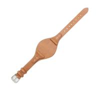 Run Ken Dernier Bracelet en Cuir de Charme 18mm de Montre Compatible avec fossile Es3616 ES3838 ES4114 Bande avec Barre de dégagement Rapide Mat(Light Brown,18mm Gold Buckle)