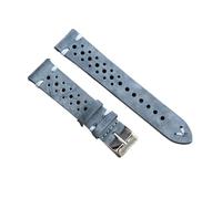 Run Ken Nouveau design Huile Cire Cuir Watch Bande de montre 8mm 20mm 22mm 24mm Vintage Vintage Sangle de montre Porous Handmade Accessoires(White wire,20mm)