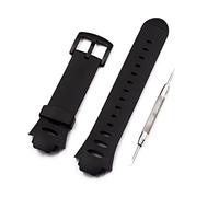 Run Ken Regarder les accessoires compatibles avec Suunto Observer Strap X6hrm Strap Observer Sangle de montre Srsttt Bracelet en caoutchouc(Black buckle)