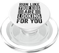 Run Like Your Kids are Looking for You PopSockets PopGrip pour MagSafe