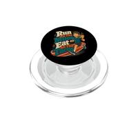 Run Miles Eat Tacos Runner Humour PopSockets PopGrip pour MagSafe