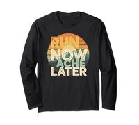 Run Now Ache Later, Retro Mountain Sunrise et Ulta Running Manche Longue