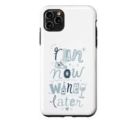 Run Now Wine Later Coureur de Course Amusant Marathon pour Amateurs de vin Coque pour iPhone 11 Pro Max