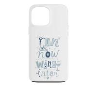 Run Now Wine Later Coureur de Course Amusant Marathon pour Amateurs de vin Coque pour iPhone 13 Pro Max