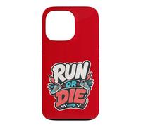 Run Or Die | Running/Carrera Motivación Deportiva Coque pour iPhone 13 Pro