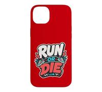 Run Or Die | Running/Carrera Motivación Deportiva Coque pour iPhone 14 Plus