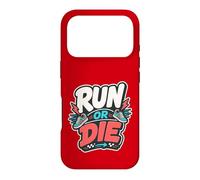 Run Or Die | Running/Carrera Motivación Deportiva Coque pour iPhone 17 Pro