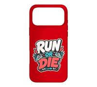 Run Or Die | Running/Carrera Motivación Deportiva Coque pour iPhone 17 Pro Max