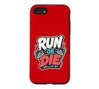 Run Or Die | Running/Carrera Motivación Deportiva Coque pour iPhone SE (2020) / 7/8
