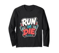 Run Or Die | Running/Carrera Motivación Deportiva Manche Longue