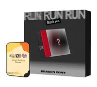RUN RUN RUN Dragon Pony Album [BLACK ver.]+Pre Order Benefits+BolsVos Idol-Inspired Freebies (EP Album)