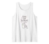 Run Sip Repeat Run Club Coffee Runner Crew Débardeur