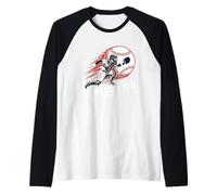 Run Steal I Dare You Attrape-Balle de Baseball et Softball Manche Raglan