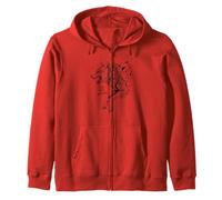 Run with Shadows Loup Night Forest Wild Nature Spirit Sweat à Capuche