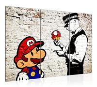 Runa Art Mario Cop Peinture Tableau Salon XXL Gris Art Urbain 120 x 80 cm 3 Parties Decoration Murale 303031a