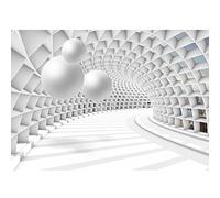 Runa Art Papier peint intissé 396 x 280 cm 3D Abstrakt | Toison Décoration Murale Salon Chambre á Coucherr | Fabrication Allemande | Weiss 9223012c