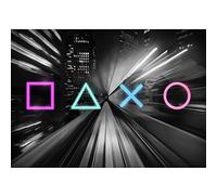 Runa Art Papier peint intissé Console Gamers Laine papier peint Salon Chambre Bureau Couloir décoration Peinture murale décor mural moderne - 100% FABRIQUÉ EN ALLEMAGNE - 9548010c