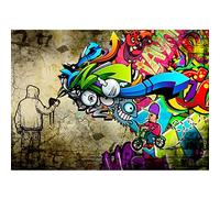 Runa Art Papier peint intissé Mural street art Graffiti Moderne Toison Salon Chambre à Coucherr Salle - Tableaux Muraux Tapisserie Photo - Coloré 9066010a