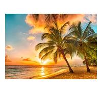 Runa Art Papier peint intissé Plage et mer Laine papier peint Salon Chambre Bureau Couloir décoration Peinture murale décor mural moderne - 100% FABRIQUÉ EN ALLEMAGNE - 9243010a