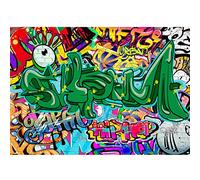 Runa Art Papier peint intissé street art Graffiti 352 x 250 cm Toison Mur XXL Tableaux Muraux Tapisserie Photo Décoration Murale Salon Chambre Coloré 9067011a