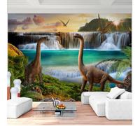 Runa art Papier Peint Intissé Tapisserie Dinosaure 308x220 cm (6,8 M2) - 7 Bandes Faciles à Coller 9191010a
