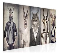 Runa Art Peinture Animaux Abstrait Impression sur Toile intissee Decoration Murale Salon Chambre 018356a