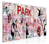 Runa Art Peinture Banksy Collage Impression sur Toile intissee Decoration Murale Salon Chambre 013256c