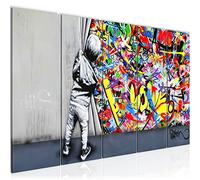 Runa Art Peinture Behind the curtain Impression sur Toile intissee Decoration Murale Salon Chambre 043556a