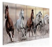 Runa Art Peinture Chevaux Impression sur Toile intissee Decoration Murale Salon Chambre 014156a