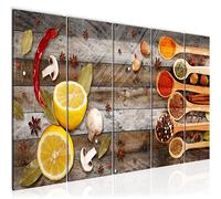 Runa Art Peinture Épices Cuisine Impression sur Toile intissee Decoration Murale Salon Chambre 019656b