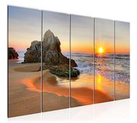 Runa Art Peinture Lever Du Soleil Plage Impression sur Toile intissee Decoration Murale Salon Chambre 609556a