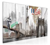 Runa Art Peinture New York Impression sur Toile intissee Decoration Murale Salon Chambre 034756a