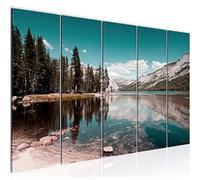 Runa Art Peinture Paysage Montagnes Impression sur Toile intissee Decoration Murale Salon Chambre 606856b