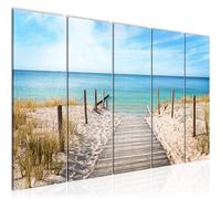 Runa Art Peinture Plage Mer Impression sur Toile intissee Decoration Murale Salon Chambre 609756a