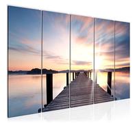 Runa Art Peinture Pont Sur Le Lac Impression sur Toile intissee Decoration Murale Salon Chambre 606956a