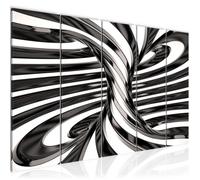 Runa art Tableau Décoration Murale Abstrait 3D 200x80 cm - 5 Panneaux Deco Toile Prêt à Accrocher 501555a