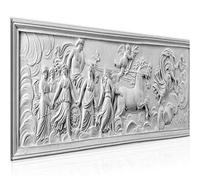 Runa Art Tableau Decoration Murale Antique Bas-Relief Rome 1 Partie Moderne Toile non tissée Salon Salle Blanc 025612c
