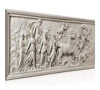 Runa Art Tableau Decoration Murale Antique Bas-Relief Rome 1 Partie Moderne Toile non tissée Salon Salle Beige 025612a