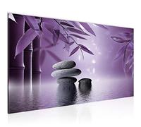 Runa Art Tableau Decoration Murale Feng Shui Des Pierres 1 Partie Moderne Toile non tissée Salon Salle Se Détendre Pourpre Violet 501912c