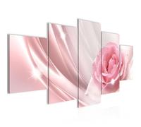 Runa art Tableau Décoration Murale Fleurs Roses 200x100 cm - 5 Panneaux Deco Toile Prêt à Accrocher 201051a