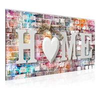 Runa Art Tableau Decoration Murale Home 1 Partie Moderne Toile non tissée Salon Salle Brique Mur Look de Dierre Coloré 014812a