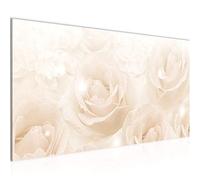 Runa Art Tableau Decoration Murale Roses Fleurs 1 Partie Moderne Toile non tissée Salon Salle Vintage Beige 017212c