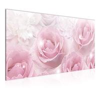 Runa Art Tableau Decoration Murale Roses Fleurs 1 Partie Moderne Toile non tissée Salon Salle Vintage Rose 017212a
