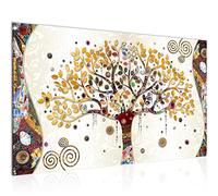 Runa Art Tableau Gustav Klimt L'Arbre De Vie Moderne Tableau Decoracion Murale - Abstrait Art Coloré Salle 004614a